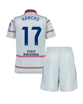 Billige Fotballdrakt Atletico Madrid David Hancko #17 Replika Tredjedraktsett Barn 2026-27 Kortermet (med bukser)